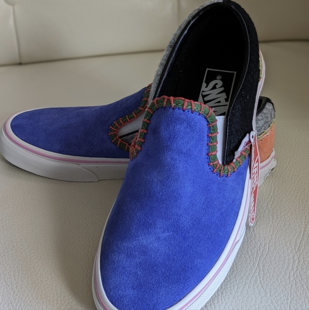 Vans Colorblock Suede Sneakers Women NWT SZ 7.5